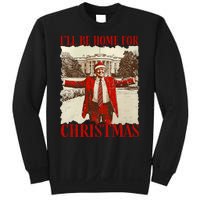 ILl Be Home For Christmas Xmas Trump Pajamas Holiday Santa Sweatshirt