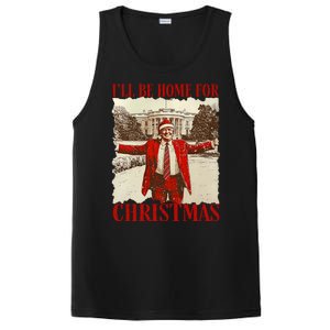 ILl Be Home For Christmas Xmas Trump Pajamas Holiday Santa PosiCharge Competitor Tank