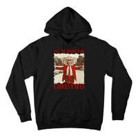 ILl Be Home For Christmas Xmas Trump Pajamas Holiday Santa Tall Hoodie