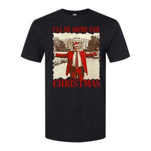 ILl Be Home For Christmas Xmas Trump Pajamas Holiday Santa Softstyle CVC T-Shirt