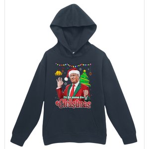 ILl Be Home For Christmas Santa Funny Trump Ugly Urban Pullover Hoodie