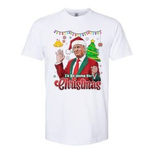 ILl Be Home For Christmas Santa Funny Trump Ugly Softstyle CVC T-Shirt