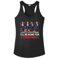 ILl Be Home For Christmas Santa Trump Ladies PosiCharge Competitor Racerback Tank