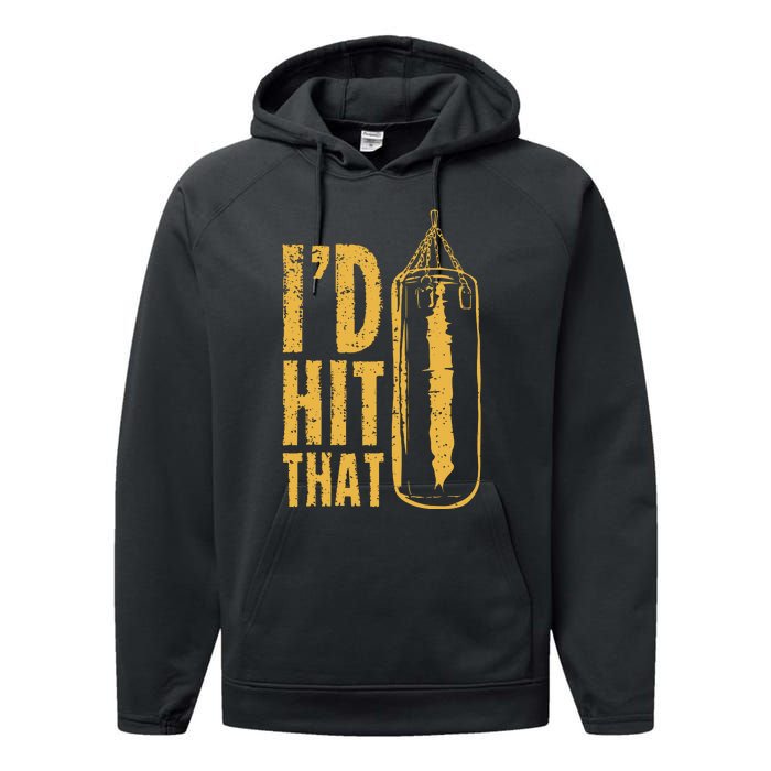 Id Boxing Hit That Performance Fleece Hoodie