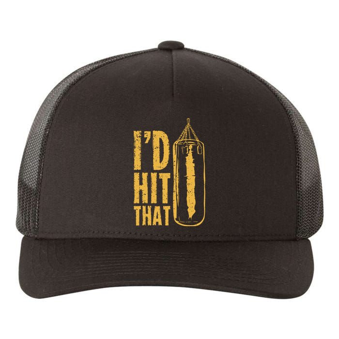 Id Boxing Hit That Yupoong Adult 5-Panel Trucker Hat