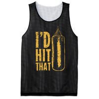 Id Boxing Hit That Mesh Reversible Basketball Jersey Tank