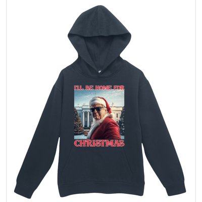 ILl Be Home For Christmas Trump Santa Selfie White House Urban Pullover Hoodie