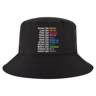 Inspirational Black History Influential Leaders Martin Obama Funny Gift Cool Comfort Performance Bucket Hat