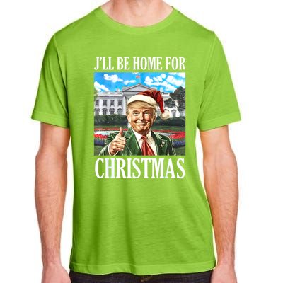 ILl Be Home For Christmas Funny Santa Trump 2024 Xmas Gift Adult ChromaSoft Performance T-Shirt