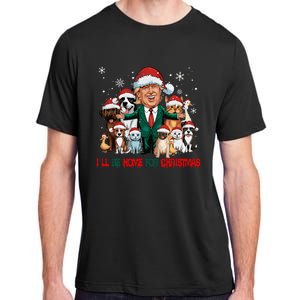 ILl Be Home For Christmas Meme Santa Claus Trump 2024 Adult ChromaSoft Performance T-Shirt