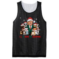 ILl Be Home For Christmas Meme Santa Claus Trump 2024 Mesh Reversible Basketball Jersey Tank