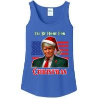 ILl Be Home For Christmas Funny Trump Xmas Holiday Santa Gift Ladies Essential Tank