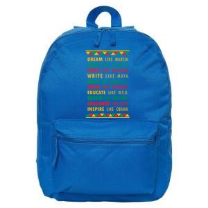 Inspirational Black History Leaders Gift 16 in Basic Backpack