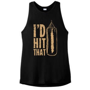 Id Boxing Hit That Ladies PosiCharge Tri-Blend Wicking Tank