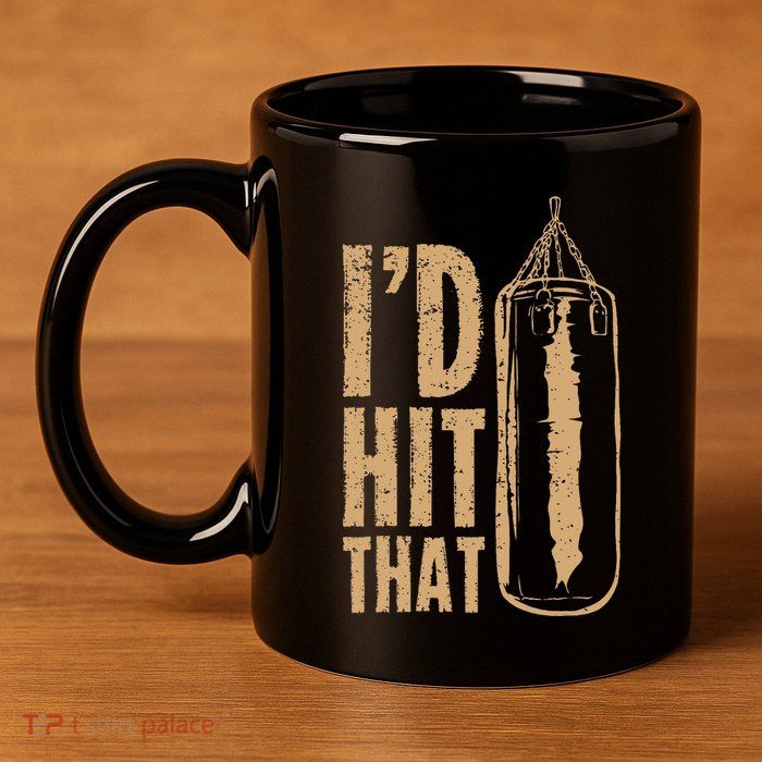 Id Boxing Hit That 11oz C Handle Ceramic Mug