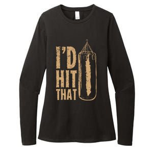 Id Boxing Hit That Womens CVC Long Sleeve Shirt