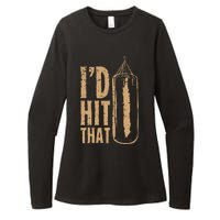 Id Boxing Hit That Womens CVC Long Sleeve Shirt