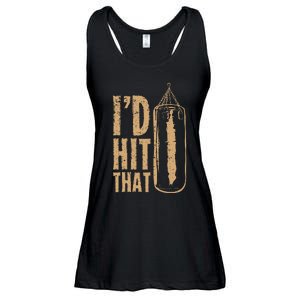 Id Boxing Hit That Ladies Essential Flowy Tank