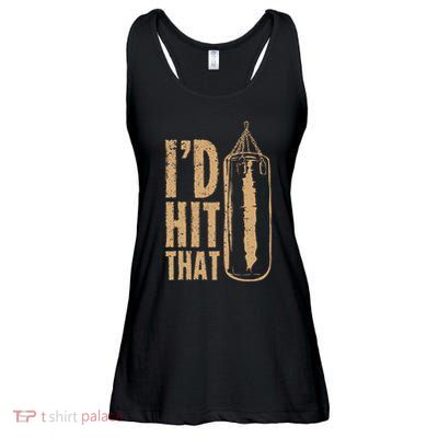 Id Boxing Hit That Ladies Essential Flowy Tank