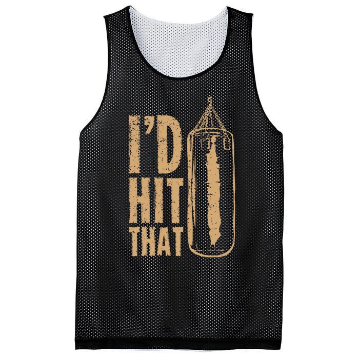 Id Boxing Hit That Mesh Reversible Basketball Jersey Tank