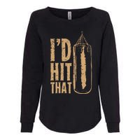 Id Boxing Hit That Womens California Wash Sweatshirt