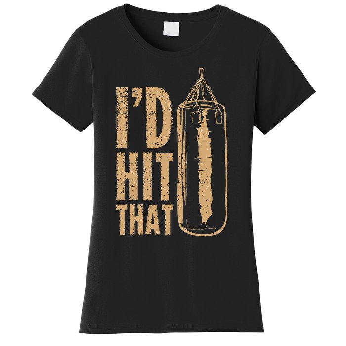 Id Boxing Hit That Women's T-Shirt