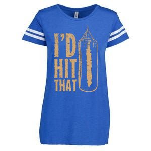 Id Boxing Hit That Enza Ladies Jersey Football T-Shirt