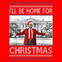 Ill Be Home For Christmas Donald Trump White House Baby Bodysuit