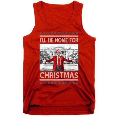 Ill Be Home For Christmas Donald Trump White House Tank Top