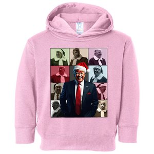 ILl Be Home For Christmas Santa Trump Xmas Pajamas Toddler Hoodie