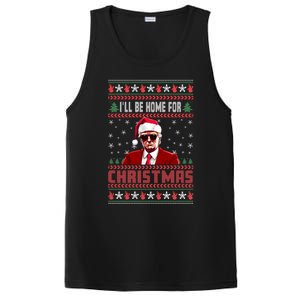 ILl Be Home For Christmas Santa Claus Trump Xmas Gift PosiCharge Competitor Tank