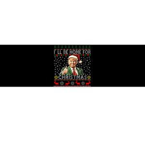 ILl Be Home For Christmas Funny Santa Claus Trump 2024 Bumper Sticker