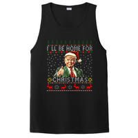 ILl Be Home For Christmas Funny Santa Claus Trump 2024 PosiCharge Competitor Tank