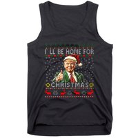 ILl Be Home For Christmas Funny Santa Claus Trump 2024 Tank Top