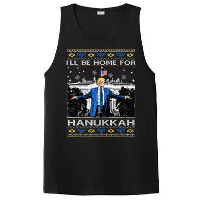 ILl Be Home For Hanukkah Trump Christmas Ugly PosiCharge Competitor Tank