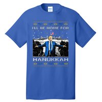 ILl Be Home For Hanukkah Trump Christmas Ugly Tall T-Shirt