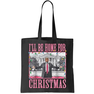Ill Be Home For Christmas Santa Funny Trump Xmas Pajamas Bag