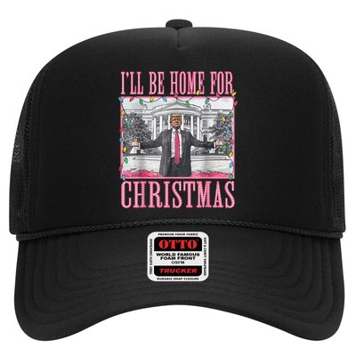 Ill Be Home For Christmas Santa Funny Trump Xmas Pajamas Trucker Hat
