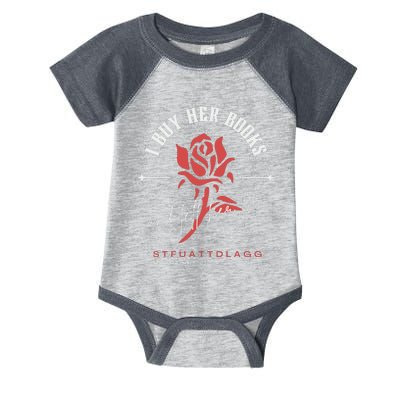 I Buy Her Books And Tell Her To Stfuattdlagg Infant Baby Jersey Bodysuit