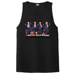 Ill Be Home For Christmas Santa Trumpdancing Xmas Holiday PosiCharge Competitor Tank