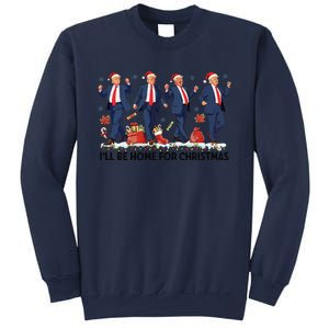 Ill Be Home For Christmas Santa Trumpdancing Xmas Holiday Sweatshirt