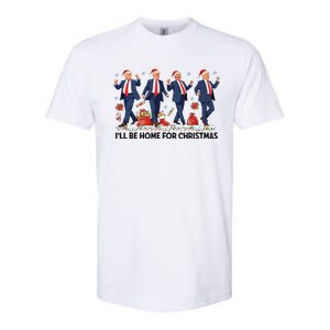 Ill Be Home For Christmas Santa Trumpdancing Xmas Holiday Softstyle CVC T-Shirt