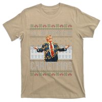 ILl Be Home For Christmas Ugly Sweaters Santa Trump Xmas T-Shirt