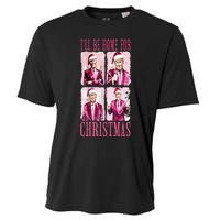 ILl Be Home For Christmas Santa Funny Xmas Trump Pajamas Cooling Performance Crew T-Shirt