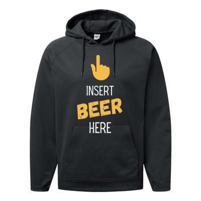 Insert Beer Here Performance Fleece Hoodie