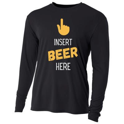 Insert Beer Here Cooling Performance Long Sleeve Crew