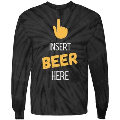 Insert Beer Here Tie-Dye Long Sleeve Shirt