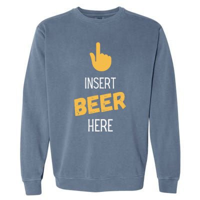 Insert Beer Here Garment-Dyed Sweatshirt