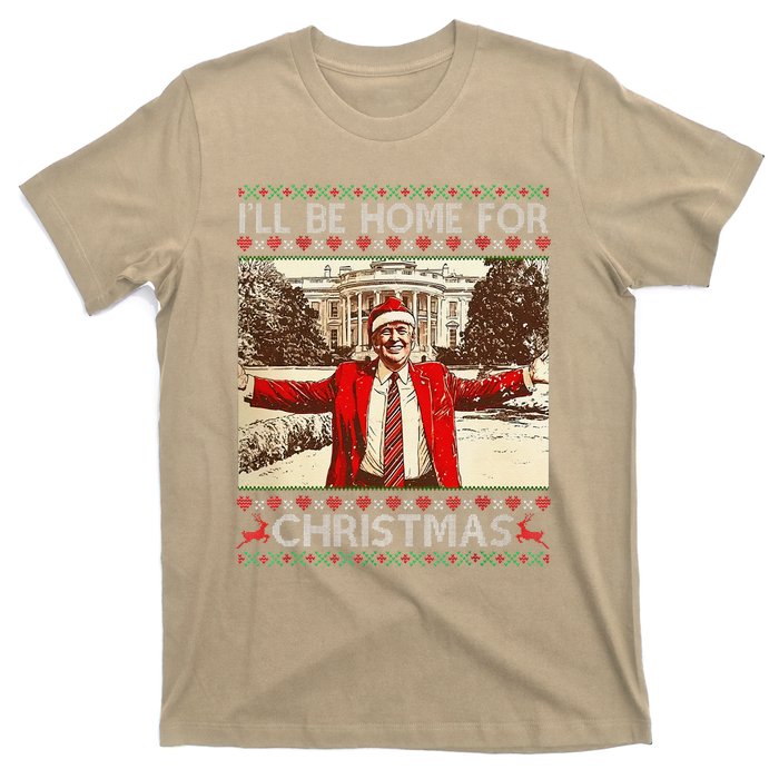 ILl Be Home For Christmas Santa Funny Ugly Xmas Sweater T-Shirt