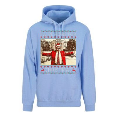 ILl Be Home For Christmas Santa Funny Ugly Xmas Sweater Unisex Surf Hoodie